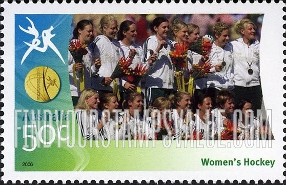 FindYourStampsValue: Medalists at Commonwealth Games: Women’s field hockey team