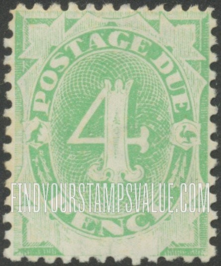 FindYourStampsValue: POSTAGE DUE - Numeral Value