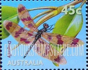 FindYourStampsValue: Pond Fauna: Dragonfly