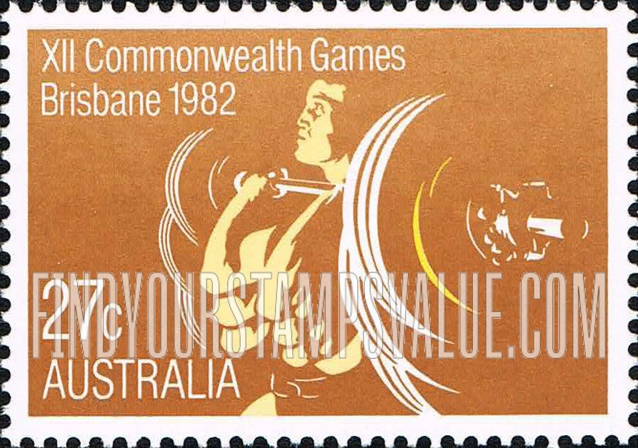 FindYourStampsValue: 12th Commonwealth Games, Brisbane, September 30-Octomber 9: Weightlifting