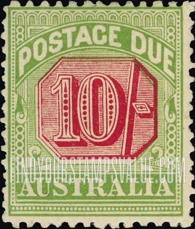 FindYourStampsValue: POSTAGE DUE - Numeral Value
