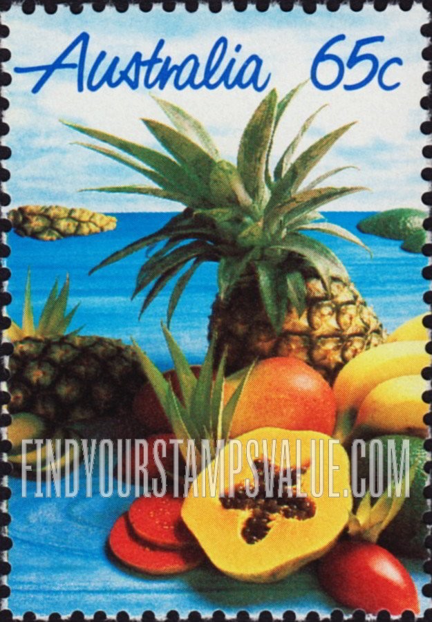 FindYourStampsValue: Fruits: Tropical fruit