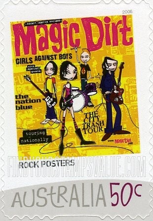 FindYourStampsValue: Rock Posters: Magic Dirt Tour, 2002