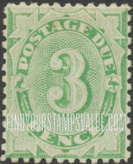FindYourStampsValue: POSTAGE DUE - Numeral Value