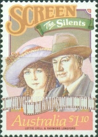 FindYourStampsValue: Stars of Stage and Screen: Lottie Lyell and Raymond Longford, silent films