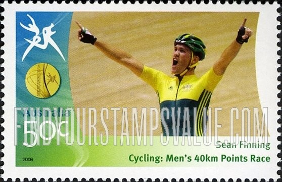 FindYourStampsValue: Medalists at Commonwealth Games: Sean Finning