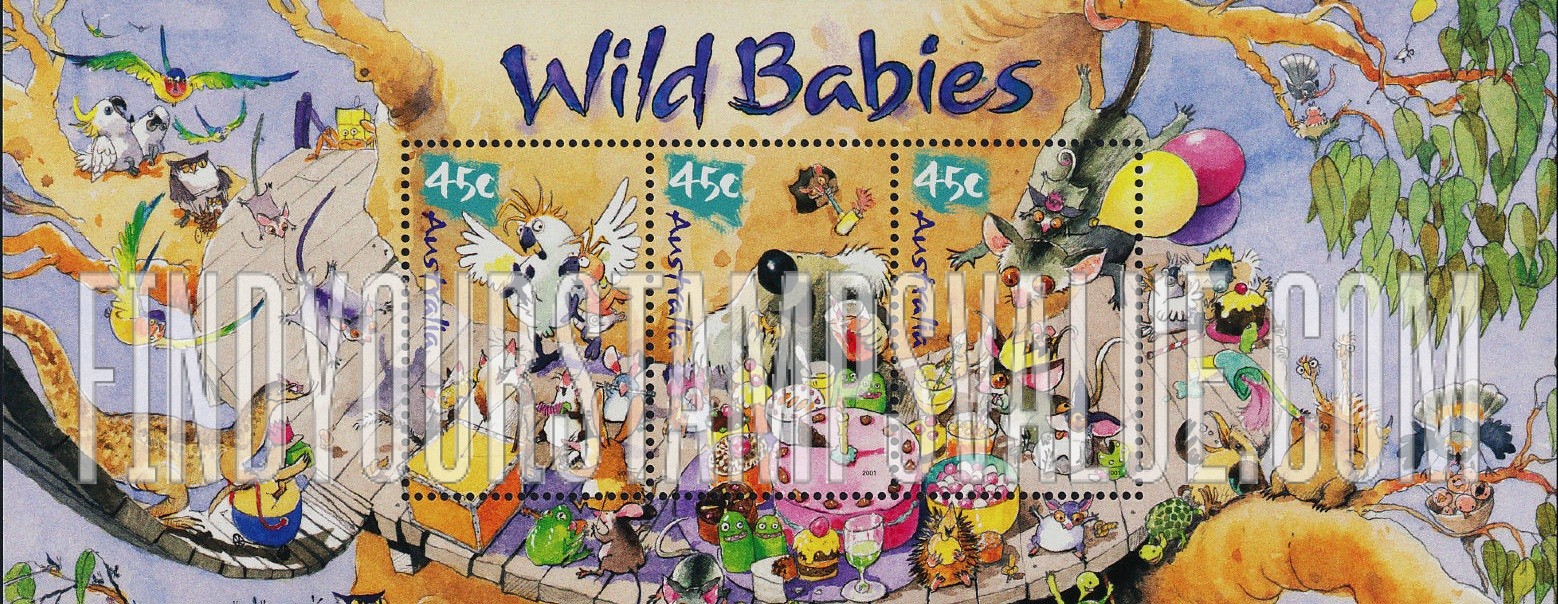 FindYourStampsValue: Caricatures of Australian Wildlife by Roland Harvey