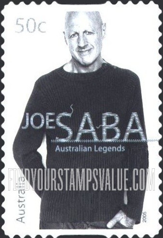 FindYourStampsValue: Australian Legends — Fashion Designers: Joe Saba
