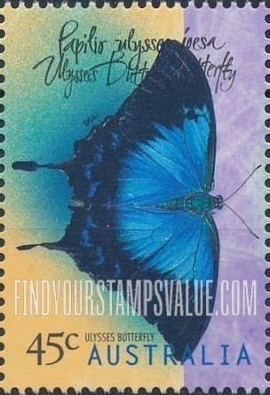 FindYourStampsValue: Butterflies: Ulysses