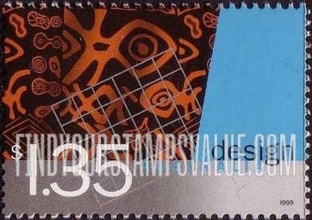 FindYourStampsValue: Sydney Design 99, International Design Congress: Possum skin textile design