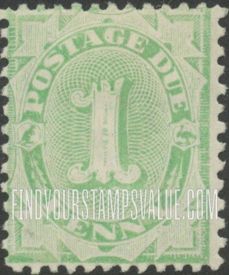 FindYourStampsValue: POSTAGE DUE - Numeral Value