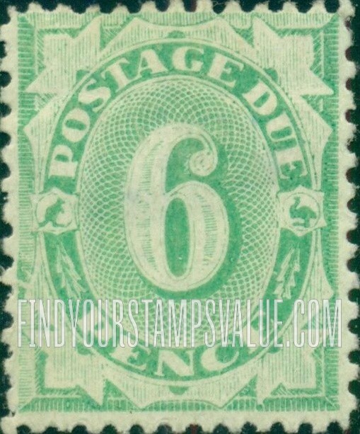 FindYourStampsValue: POSTAGE DUE - Numeral Value
