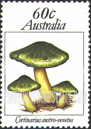 FindYourStampsValue: Fungi: Cortinarius austro-venetus
