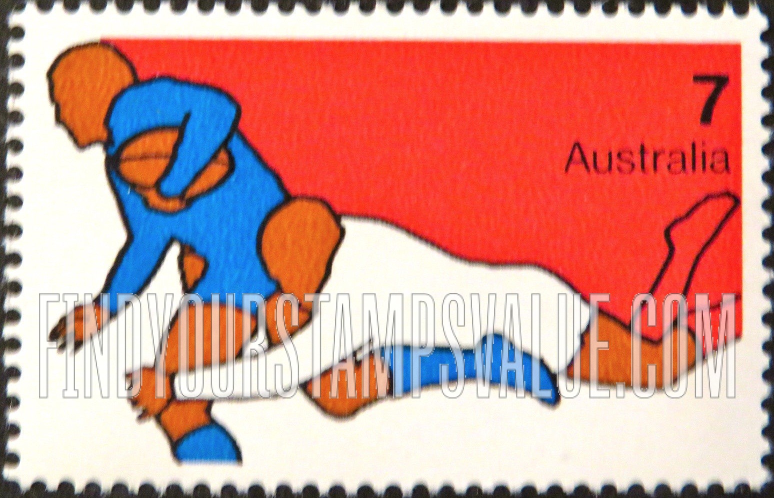 FindYourStampsValue: Rugby, horizontal