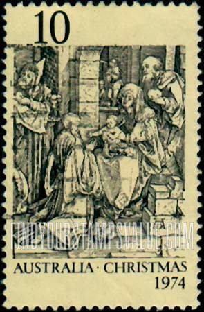 FindYourStampsValue: Adoration of the Kings, by Durer