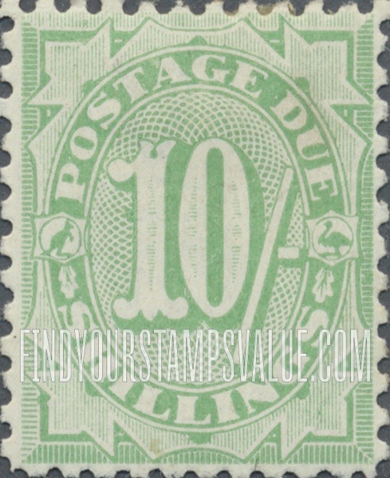 FindYourStampsValue: POSTAGE DUE - Numeral Value