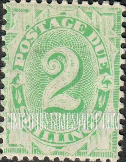 FindYourStampsValue: POSTAGE DUE - Numeral Value