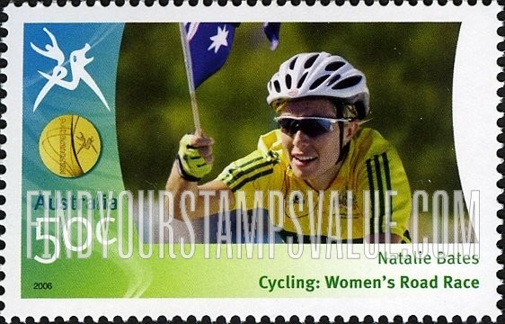 FindYourStampsValue: Medalists at Commonwealth Games: Natalie Bates