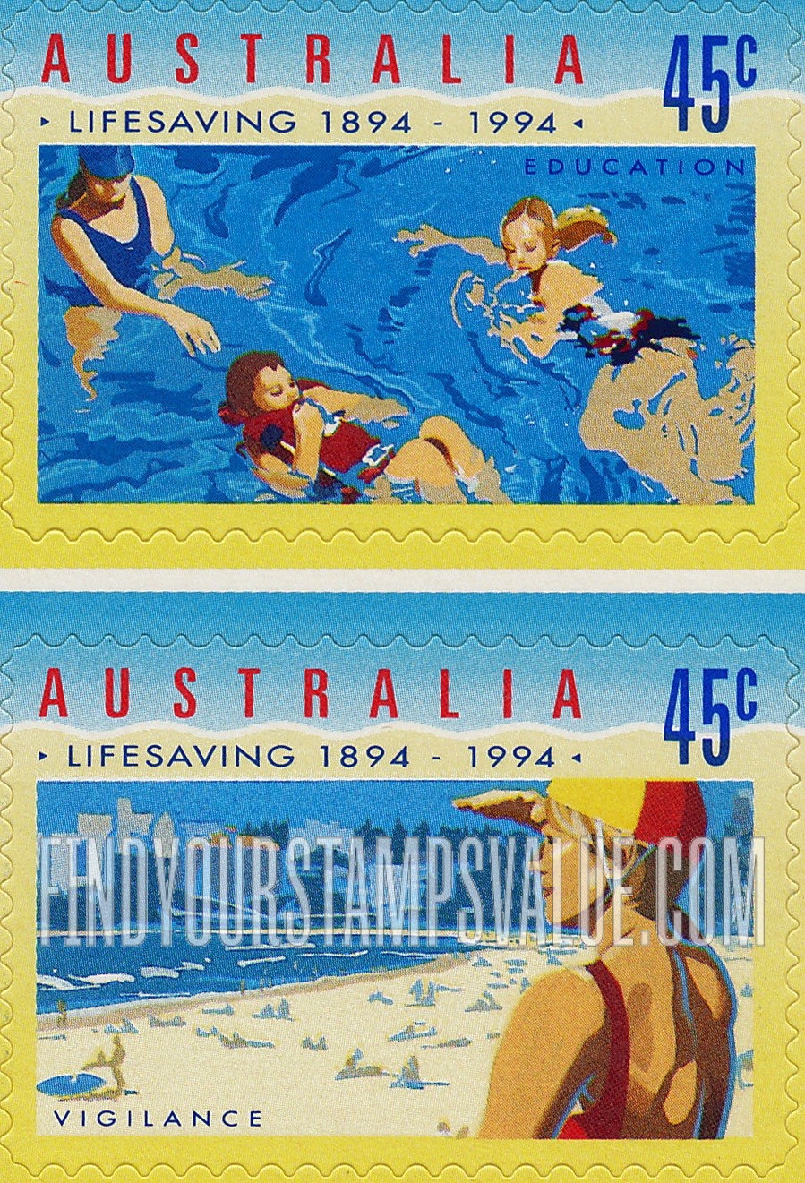 FindYourStampsValue: Royal Life Saving Society, Centennial