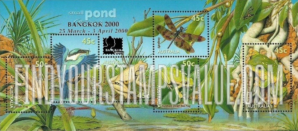 FindYourStampsValue: Pond Fauna