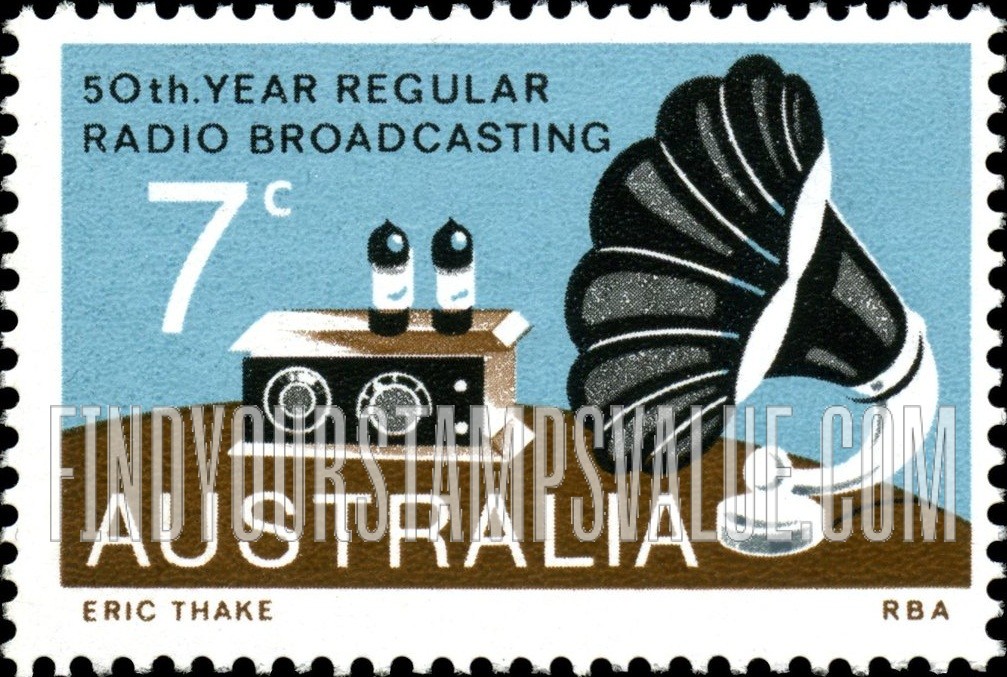 FindYourStampsValue: Radio and Gramophone Speaker