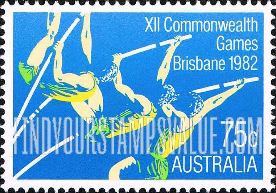 FindYourStampsValue: 12th Commonwealth Games, Brisbane, September 30-Octomber 9: Pole vault