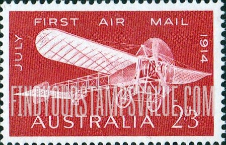 FindYourStampsValue: Bleriot 60 Plane, 1914