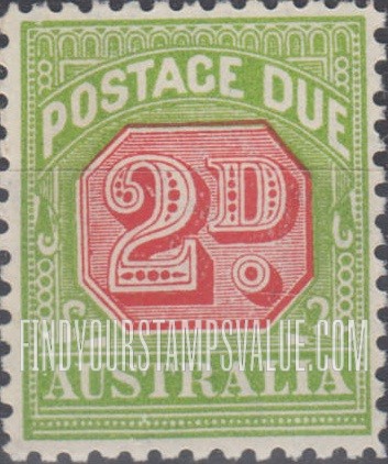 FindYourStampsValue: POSTAGE DUE - Numeral Value
