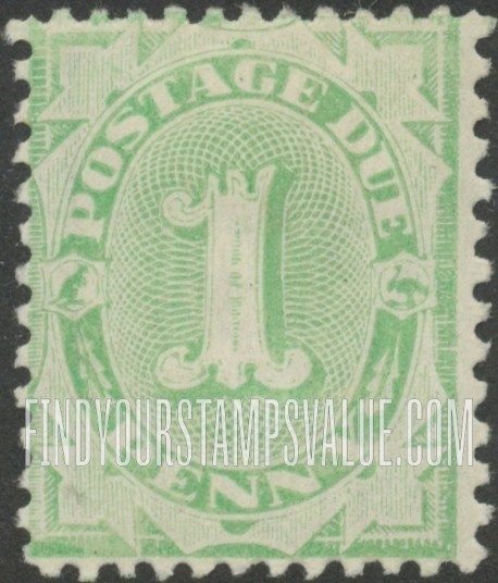 FindYourStampsValue: POSTAGE DUE - Numeral Value