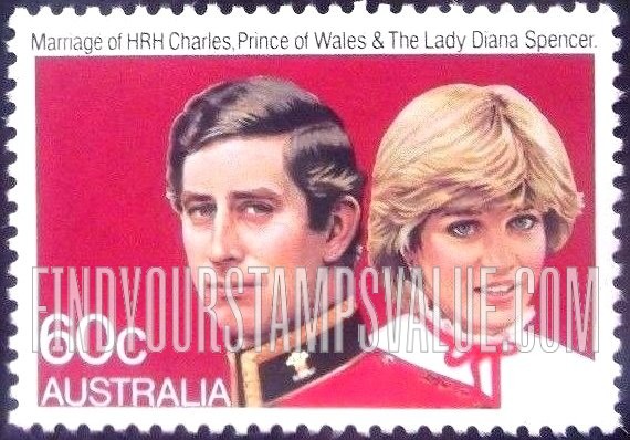 FindYourStampsValue: Prince Charles and Lady Diana