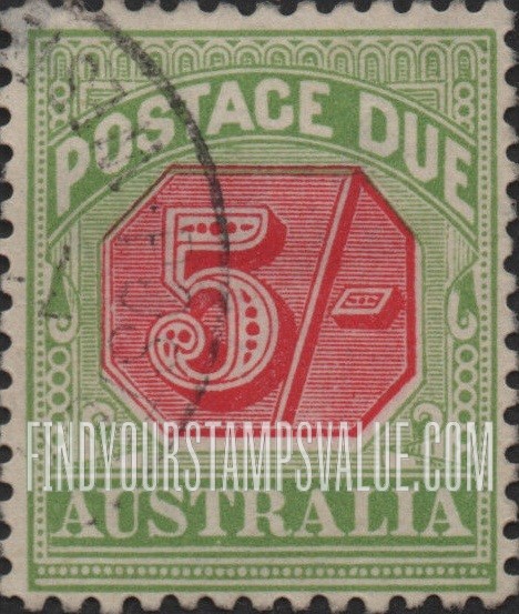 FindYourStampsValue: POSTAGE DUE - Numeral Value