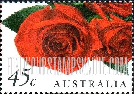 FindYourStampsValue: Love: Red roses