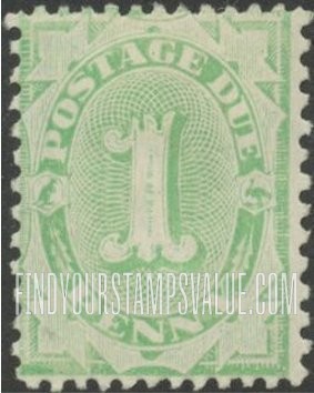 FindYourStampsValue: POSTAGE DUE - Numeral Value