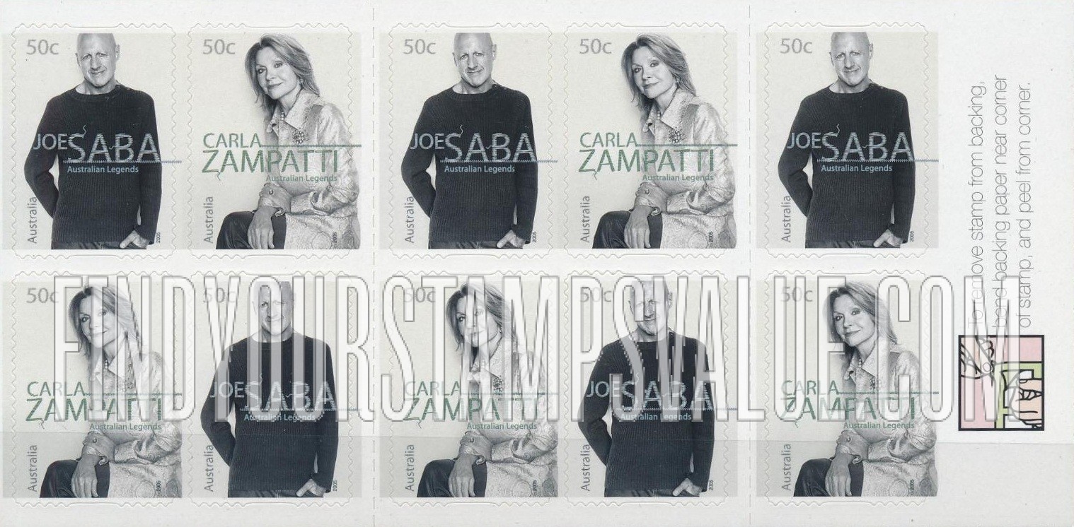 FindYourStampsValue: Australian Legends — Fashion Designers