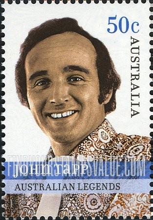 FindYourStampsValue: Horse Racing Personalities: John Tapp, horse race announcer
