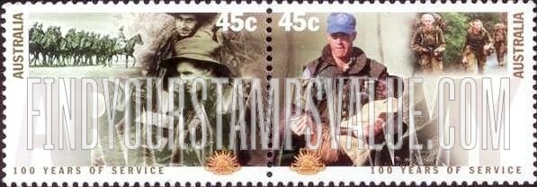 FindYourStampsValue: Australian Army, Centennial