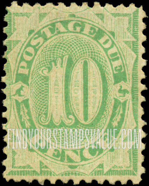 FindYourStampsValue: POSTAGE DUE - Numeral Value