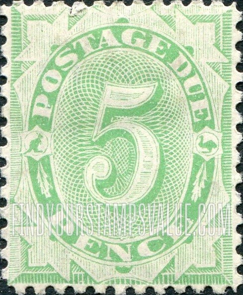 FindYourStampsValue: POSTAGE DUE - Numeral Value