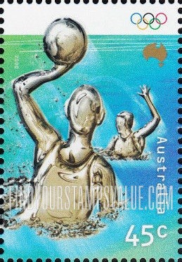 FindYourStampsValue: Olympic Sports: Water polo