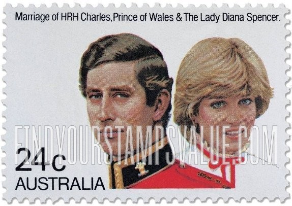 FindYourStampsValue: Prince Charles and Lady Diana