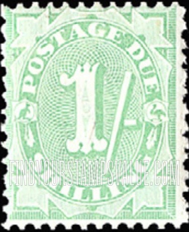 FindYourStampsValue: POSTAGE DUE - Numeral Value