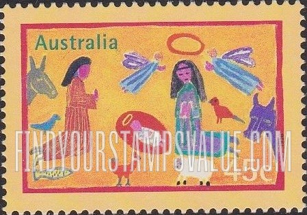 FindYourStampsValue: Christmas: Nativity