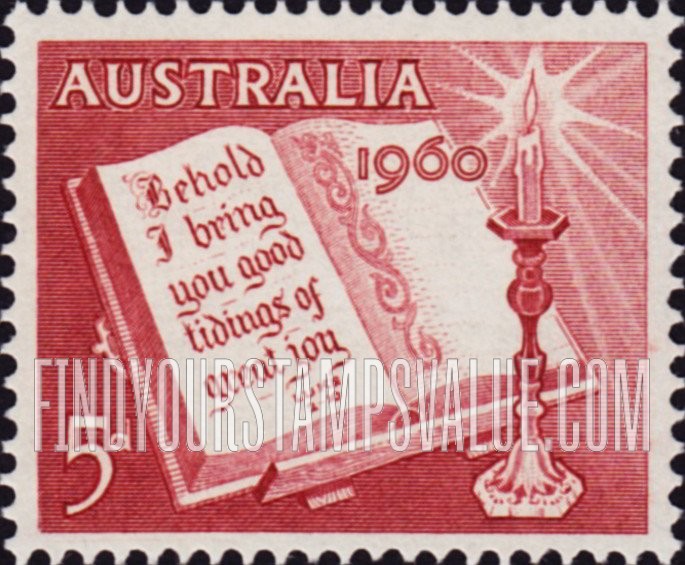 FindYourStampsValue: Open Bible and Candle