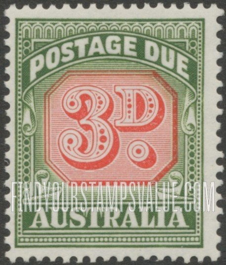 FindYourStampsValue: POSTAGE DUE - Type of 1938 Value Tablet Redrawn: Numeral Value