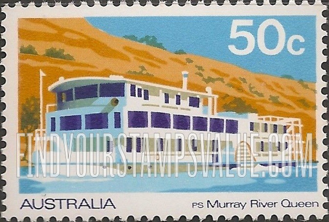 FindYourStampsValue: Ferries and Murray River Steamers: P.S. Murray River Queen