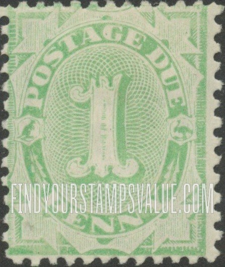 FindYourStampsValue: POSTAGE DUE - Numeral Value