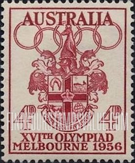 FindYourStampsValue: Melbourne Coat of Arms