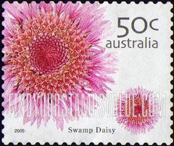 FindYourStampsValue: Wild Flowers: Swamp daisy