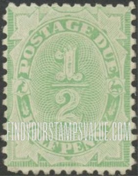 FindYourStampsValue: POSTAGE DUE - Numeral Value