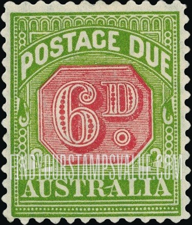 FindYourStampsValue: POSTAGE DUE - Numeral Value